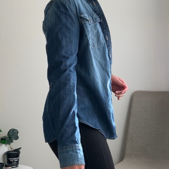 Full tilt denim collared button up shirt - Picture 2 of 6